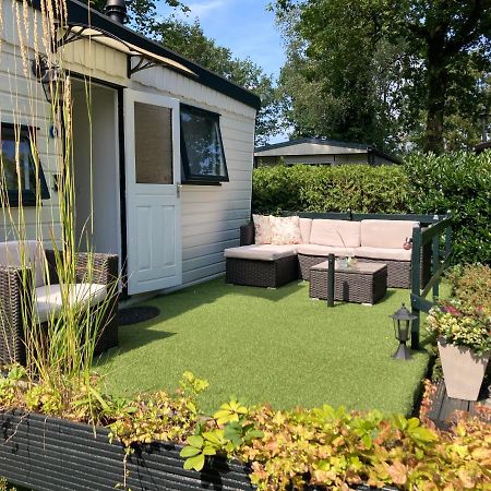 皮滕Charmant Chalet Op Een Bospark Op De Veluwe别墅 外观 照片