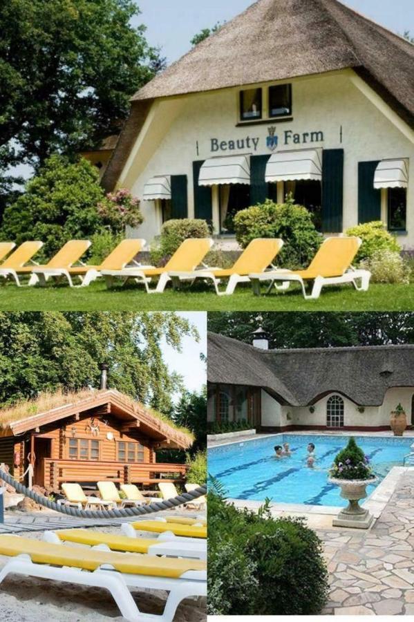 皮滕Charmant Chalet Op Een Bospark Op De Veluwe别墅 外观 照片